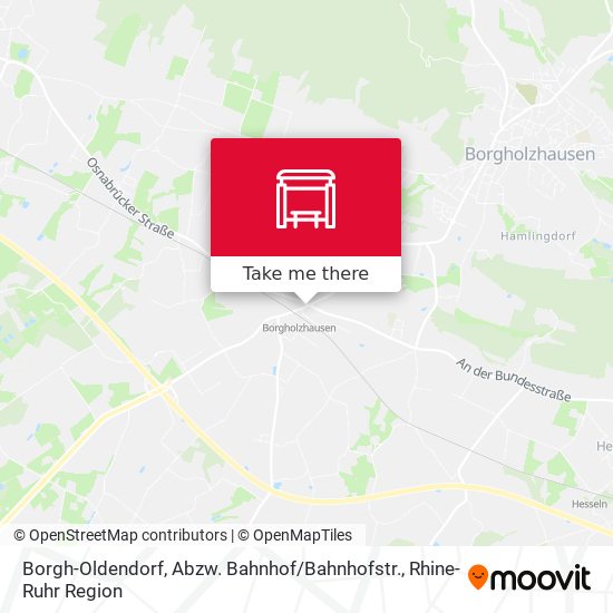 Borgh-Oldendorf, Abzw. Bahnhof / Bahnhofstr. map