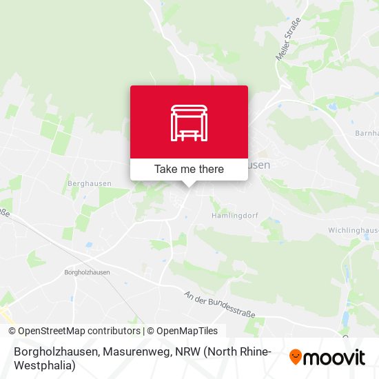 Borgholzhausen, Masurenweg map
