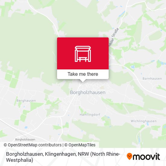 Borgholzhausen, Klingenhagen map