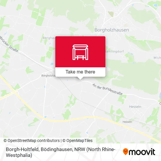 Карта Borgh-Holtfeld, Bödinghausen