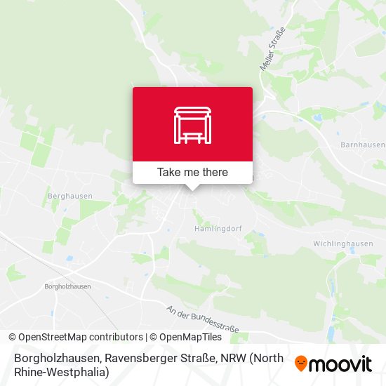 Borgholzhausen, Ravensberger Straße map