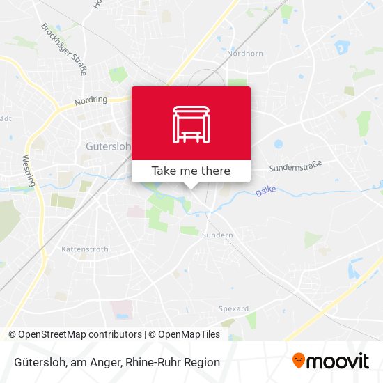 Gütersloh, am Anger map