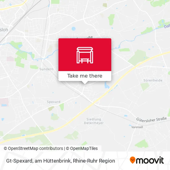 Карта Gt-Spexard, am Hüttenbrink