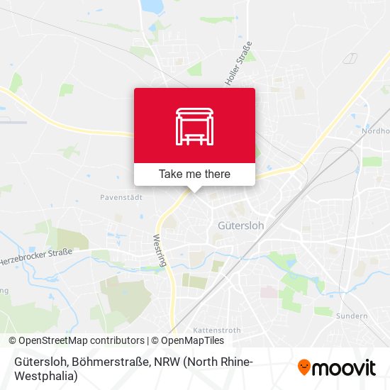 Gütersloh, Böhmerstraße map