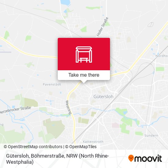 Gütersloh, Böhmerstraße map