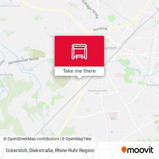 Gütersloh, Diekstraße map