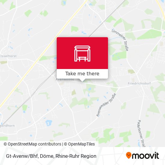 Gt-Avenw/Bhf, Döme map