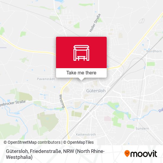 Gütersloh, Friedenstraße map