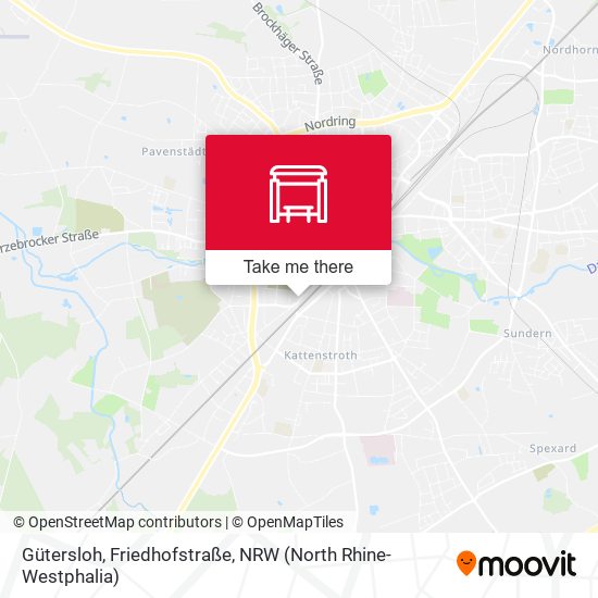 Gütersloh, Friedhofstraße map