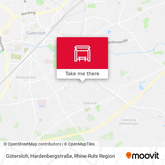 Gütersloh, Hardenbergstraße map