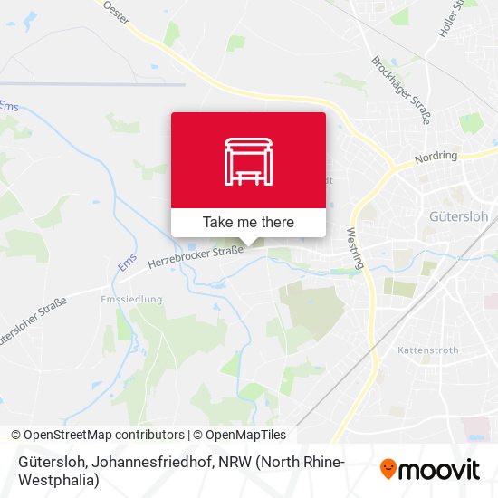 Gütersloh, Johannesfriedhof map