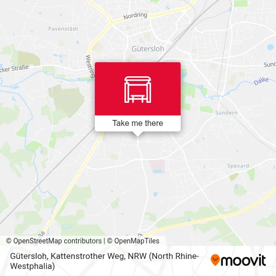 Gütersloh, Kattenstrother Weg map