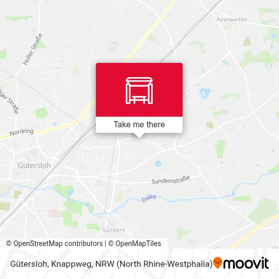 Gütersloh, Knappweg map