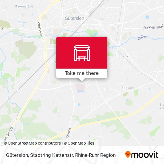 Gütersloh, Stadtring Kattenstr map