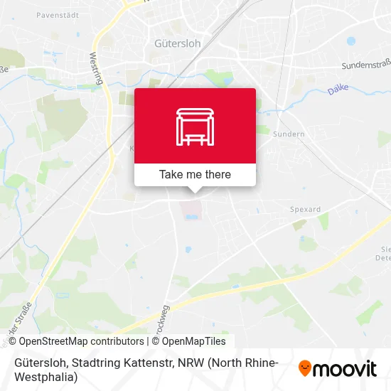 Gütersloh, Stadtring Kattenstr map