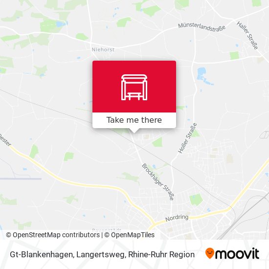 Gt-Blankenhagen, Langertsweg map