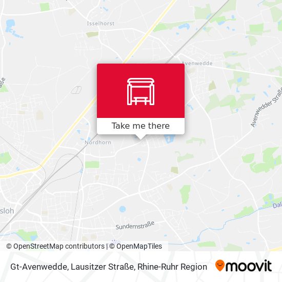 Gt-Avenwedde, Lausitzer Straße map