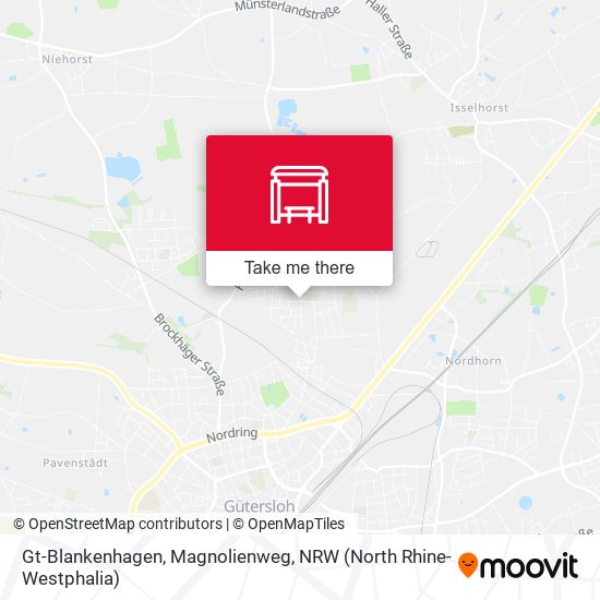 Gt-Blankenhagen, Magnolienweg map