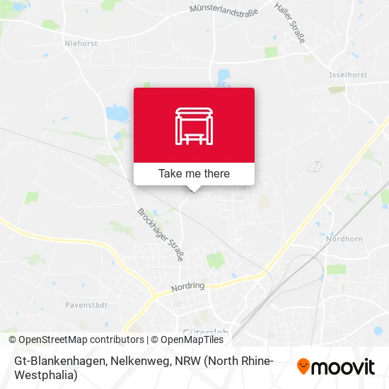 Карта Gt-Blankenhagen, Nelkenweg