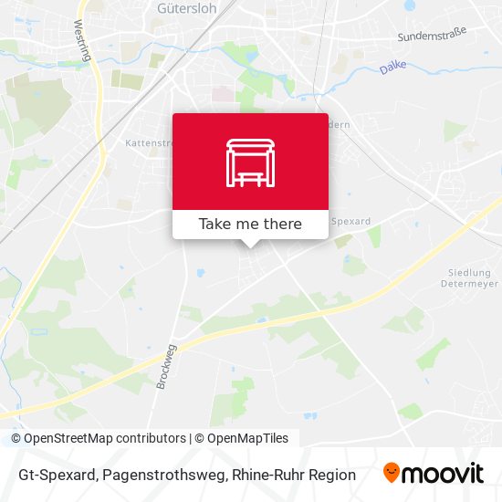 Gt-Spexard, Pagenstrothsweg map