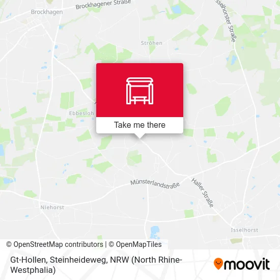 Gt-Hollen, Steinheideweg map