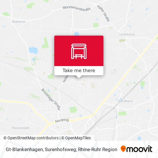 Gt-Blankenhagen, Surenhofsweg map