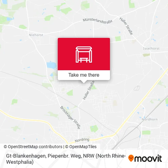 Карта Gt-Blankenhagen, Piepenbr. Weg