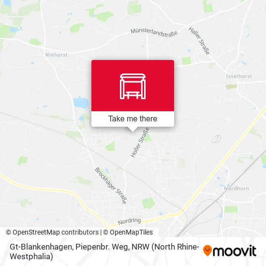Карта Gt-Blankenhagen, Piepenbr. Weg