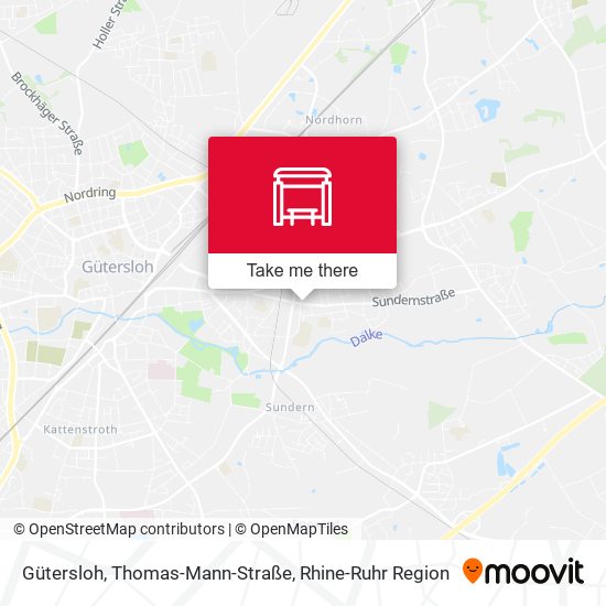 Gütersloh, Thomas-Mann-Straße map