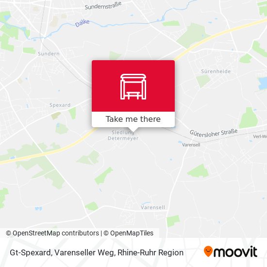 Gt-Spexard, Varenseller Weg map