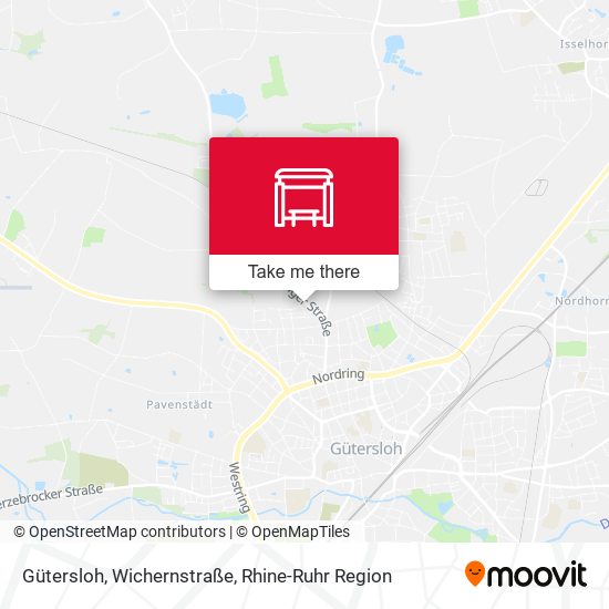 Gütersloh, Wichernstraße map