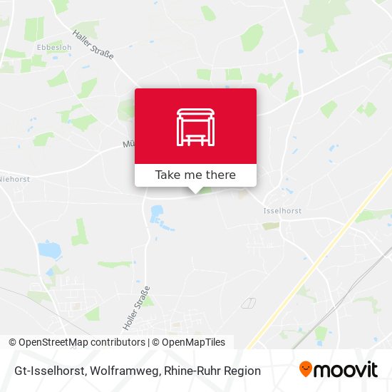 Gt-Isselhorst, Wolframweg map
