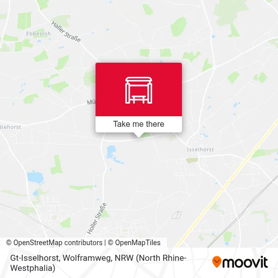 Gt-Isselhorst, Wolframweg map
