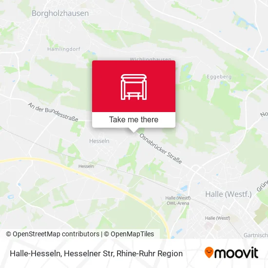 Карта Halle-Hesseln, Hesselner Str