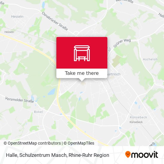 Halle, Schulzentrum Masch map
