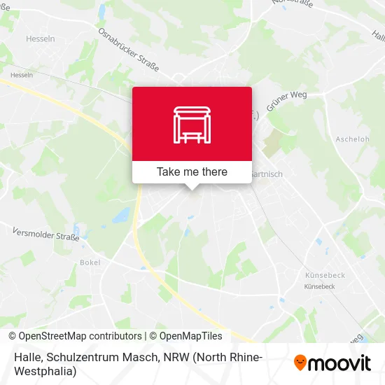 Halle, Schulzentrum Masch map