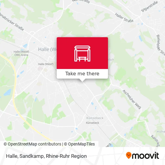 Карта Halle, Sandkamp