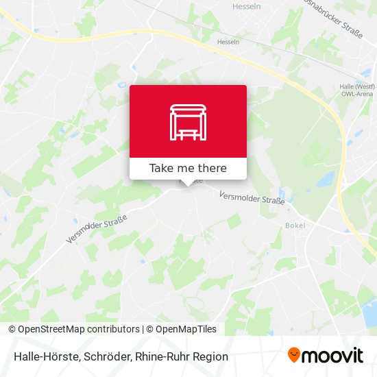 Halle-Hörste, Schröder map