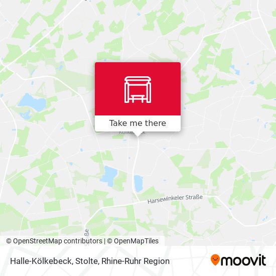 Halle-Kölkebeck, Stolte map