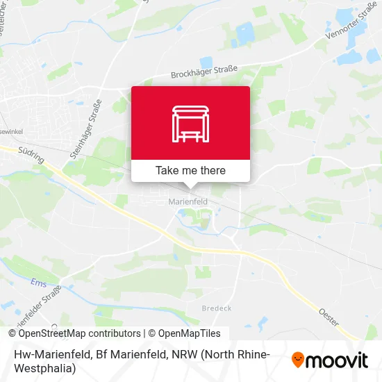 Hw-Marienfeld, Bf Marienfeld map