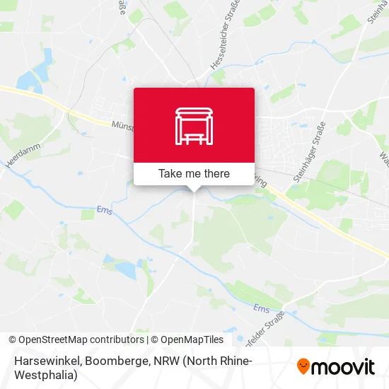 Карта Harsewinkel, Boomberge