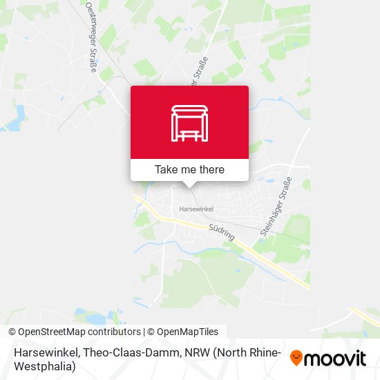 Harsewinkel, Theo-Claas-Damm map