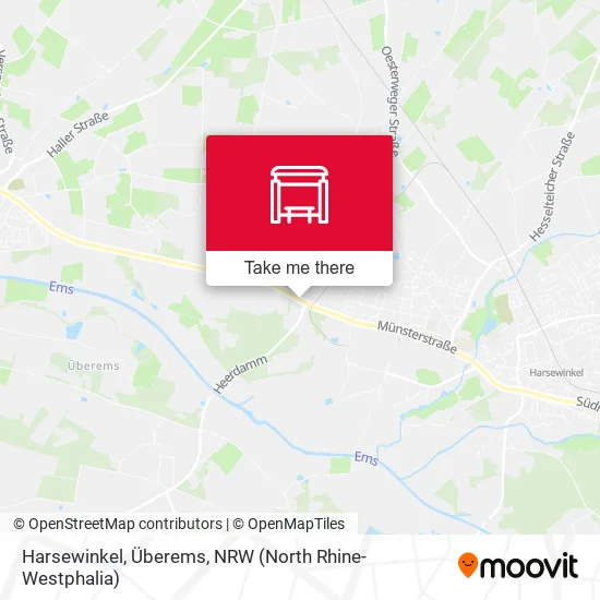 Карта Harsewinkel, Überems