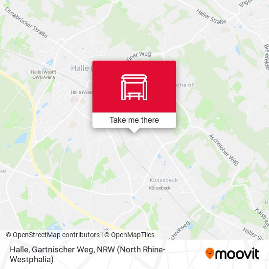 Halle, Gartnischer Weg map