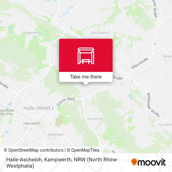 Halle-Ascheloh, Kampwerth map