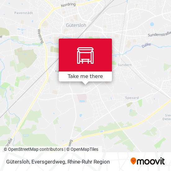 Gütersloh, Eversgerdweg map