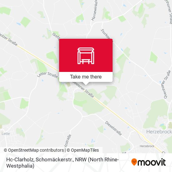 Hc-Clarholz, Schomäckerstr. map