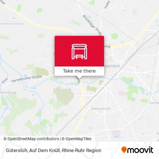 Gütersloh, Auf Dem Knüll map