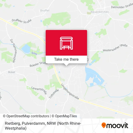 Rietberg, Pulverdamm map