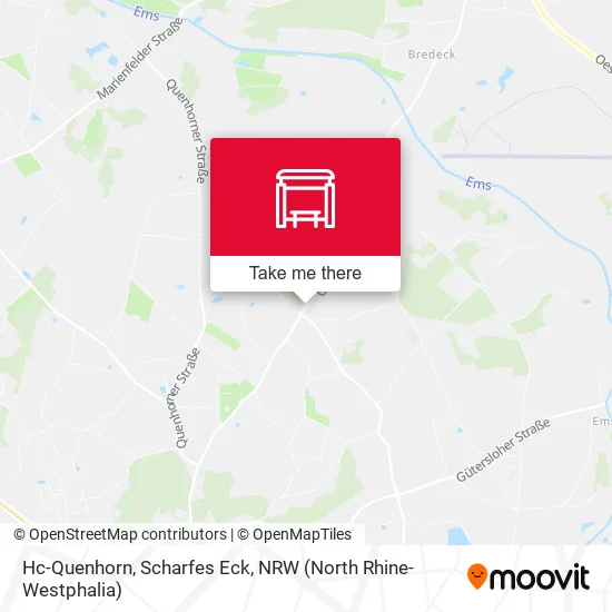 Карта Hc-Quenhorn, Scharfes Eck